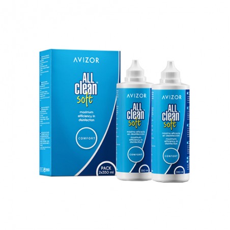 All Clean Soft 2x 350ml | Płyn Do Soczewek | Niskie Ceny