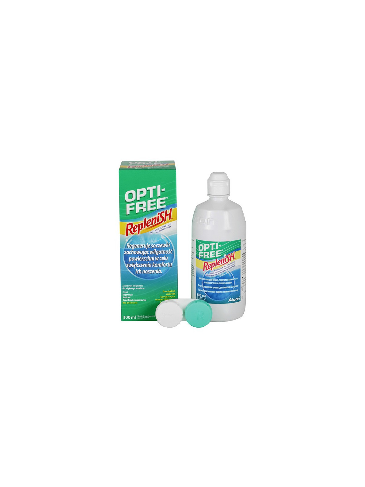 Opti Free Replenish 300ml | Płyn Pielęgnujący Soczewki