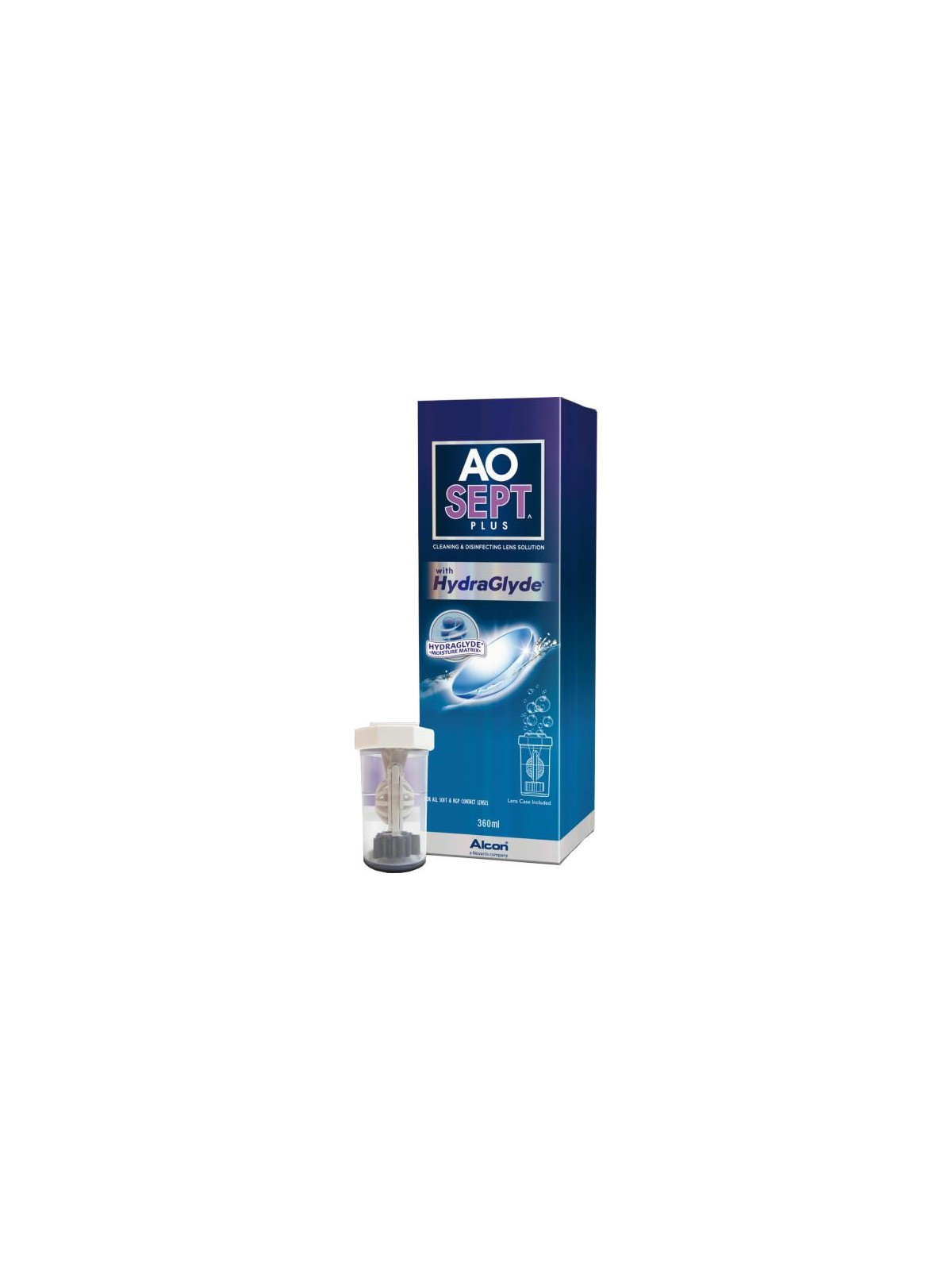 AOSept HydraGlyde 360ml | Płyn Pielęgnujący Soczeweki