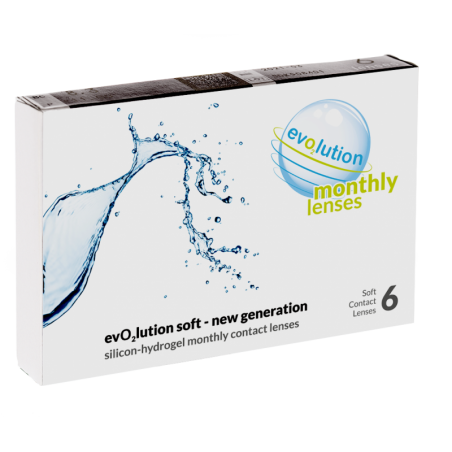 evO2lution monthly lenses 6 szt. - wyprzedaż