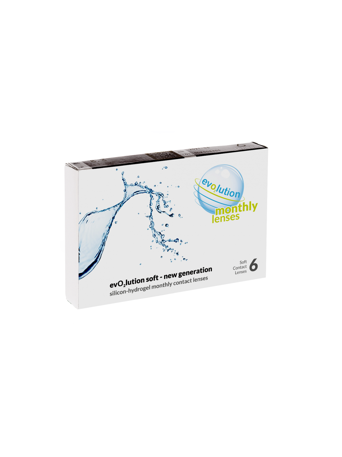 evO2lution monthly lenses 6 szt. - wyprzedaż