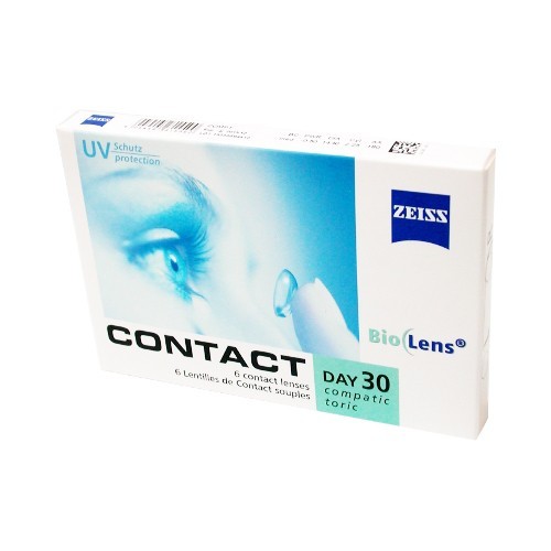 Soczewki miesięczne Contact Day 30 Compatic Toric 6 szt.